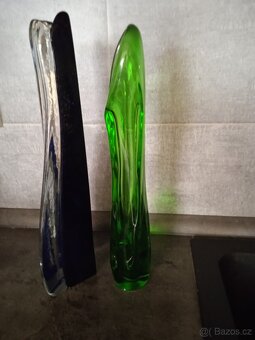 vázy z hutního skla - 2