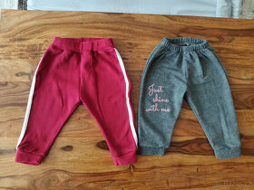 Tepláky, velikost 74-80 - 2