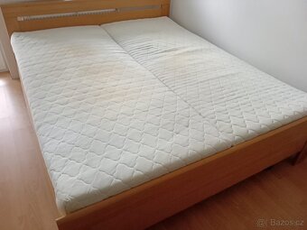 Dvoulůžková postel s lamelovými rošty - 2