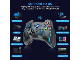 ZÁRUKA,NOVBezdrátový ovladač EasySMX 2.4G proPS3,PC,kamufláž - 2