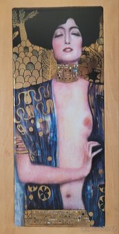 Gustav Klimt v originální řezbě V Plechatý - 2