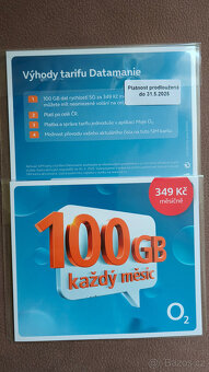 O2 SIM karta - Datamanie 100 GB - 2