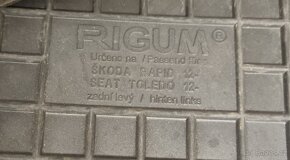 Koberce gumové Rigum ŠKODA Rapid - 2