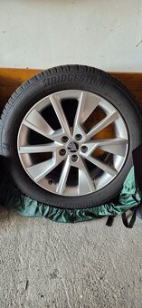 Alu kola Braga 17" 5x100 + zimní pneumatiky - 2