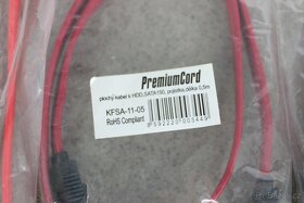 Plochý kabel k HDD, SATA 150 - 9 ks - nové - 2