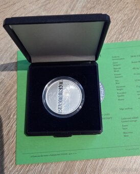 Stříbrná mince 200kč 150. výročí bitvy u Hradce Králové 2016 - 2