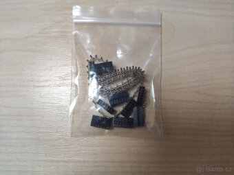 10 ks Konektor DuPont samice 2x7 pin 2.0mm + 100 ks dutinka - 2