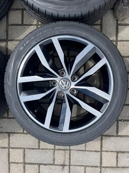 ORIGINÁL Alu Volkswagen MADRID R17, 5x112 - LETNÍ PNEU - 2