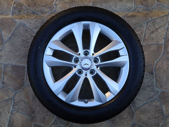 17" Alu kola 5x112 MERCEDES W205 C-CLASS ZIMNÍ+ČIDLA - 2