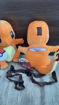 Nový Pokémon Charmander plyšák batůžek cca 31 cm - 2