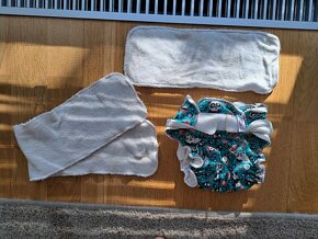 NOVÁ noční látková plena-motiv pandy,zn.PetitLulu - 2
