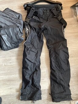 Motorkarske kalhoty, moto kalhoty Lime - 2