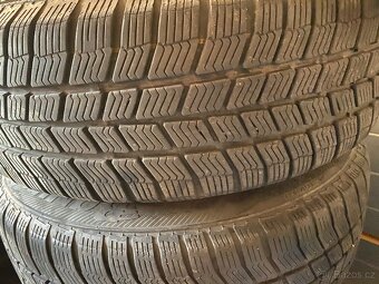 Plechové disky 15” 5x108 a zimní pneu 195/65/R15 - 2
