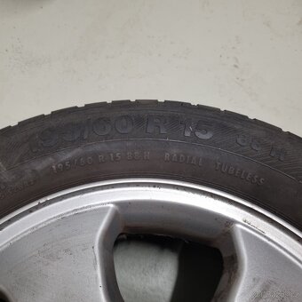 Alu disky Opel s letními pneumatikami - 2