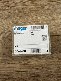 Hager jističe , chrániče - 2