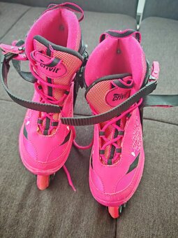 Dětské kolečkové rostoucí brusle vel. 32 - 36 - 2