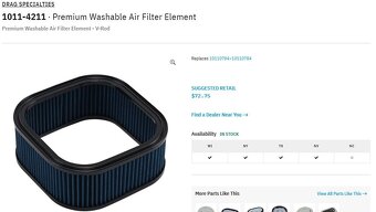 Vzduchové filtry HD - 2