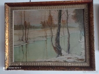 3 obrazy olejomalby kus 3000 - 2