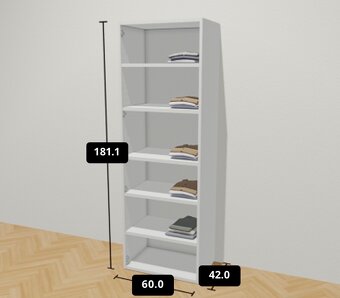 IKEA PLATSA - šatní skřín - 2