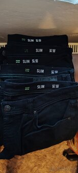 5x Černé džíny F&F 36/30 - 2