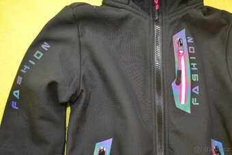 jarní kvalitní softshellová dívčí bunda v.116 - 2