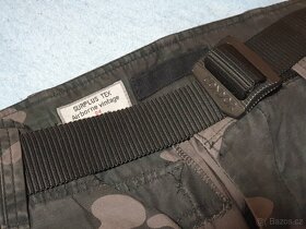 Kalhoty Airborne Vintage - blackcamo + opasek - 2