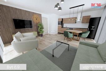 Prodej bytu 3+kk, 72.8 m², Žleby - 2