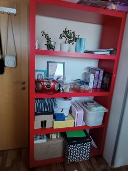 IKEA LACK policový díl červený - 2