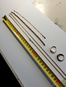 Zlatý řetízek /585/ 62cm 10.16gr - 2