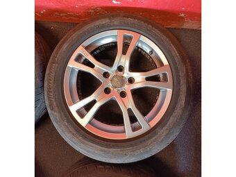 ALU disky OZ 5x120 R17 s letními pneu 225/55 R17 - 2