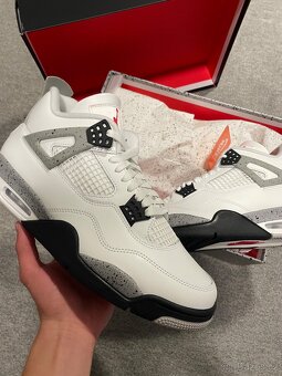 Jordan 4 white cement - 2