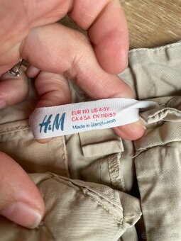 Kraťasy H&M velkost 110 - 2