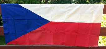 Česká vlajka látková - 2