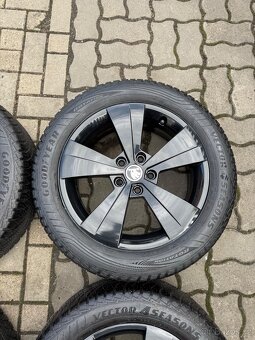 ORIGINÁL Alu Škoda TRITON R17, 5x112 - TOP, CELOROČNÍ - 2