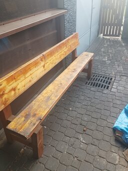 Stůl a 2x lavice - 2