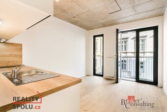 Pronájem, byty/1+kk, 28 m2, Bratislavská 946/82, 60200 Brno, - 2