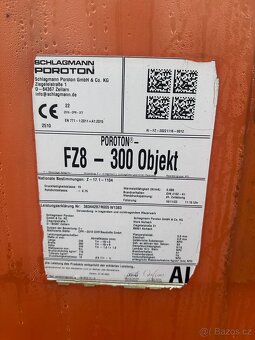 Cihly 30cm plněné vatou (ekvivalent Porotherm 30 T Profi) - 2