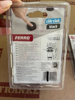 Zátka umyvadla Klik-Klak černá - 2