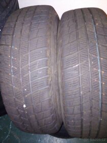 4 ks zimních pneu s plechovými disky 175/70 R 13 - 2