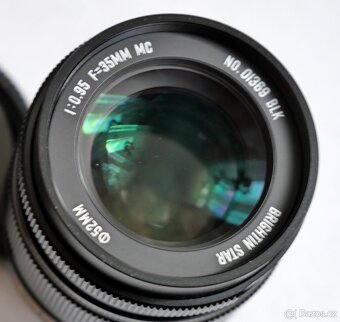 35mm / F0.95 Brightin Star pro Sony APSC - 2