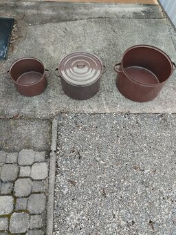 Hrnce,kýble,zadělavací mísy, škopky - 2