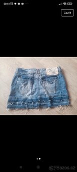 Dámská sukně Kaky jeans - 2