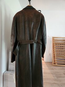retro  pánský kožený kabát - 2