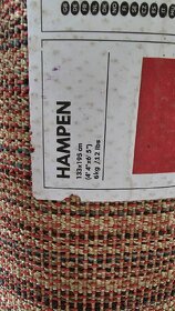 Červený koberec IKEA Hampen - 2