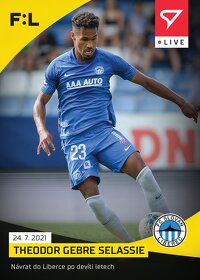 Fotbalové karty Fortuna Liga 2021/22 SportZoo - Limited LIVE - 2