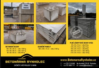 Betonové bloky - různé velikosti - 2