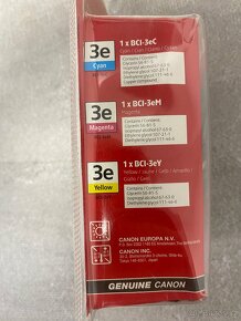 Originální cartridge Canon BCI-3eC, M, Y - 2