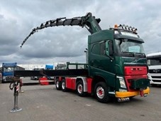 9836 Volvo FH 500 - 8x4 – Tahač + HR-Fassi 1350 + Fly-Jib – - 2