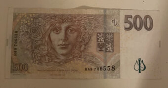 Vzácná 500 kč - 2