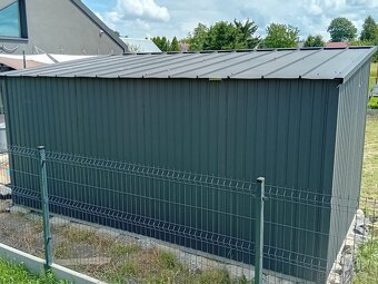 Plechová garáž 5x2,5m - 2